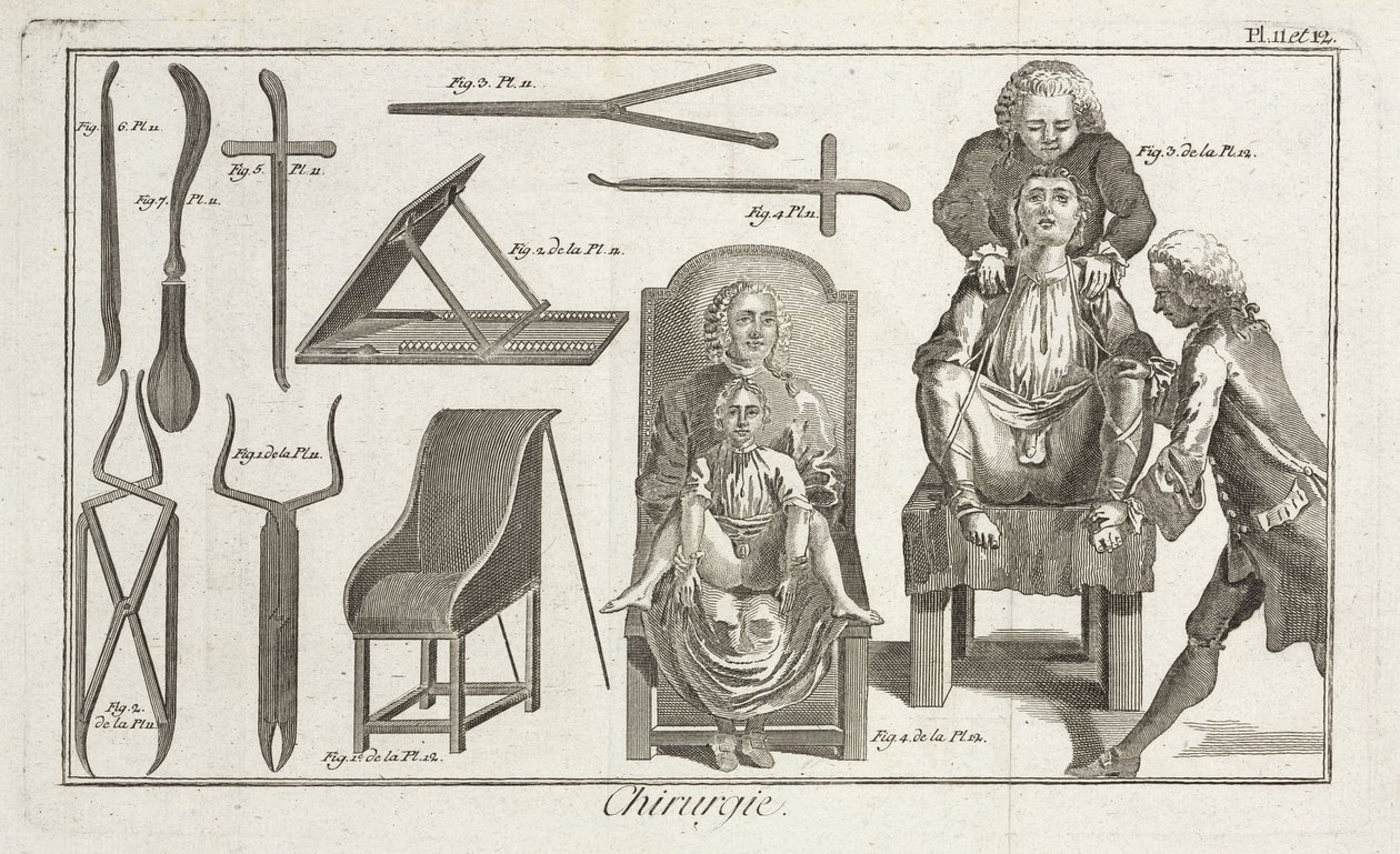 Chirurgiens et patients de l