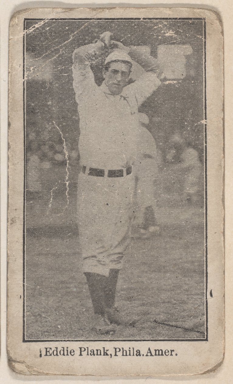 Eddie Plank, Philadelphie, Ligue américaine, de la série de joueurs de baseball W500, vers 1915 - Unbekannt