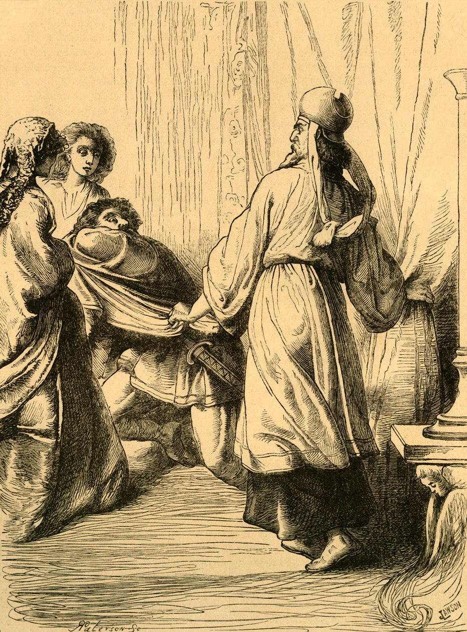 Edwy traîné par Dunstan de la présence d