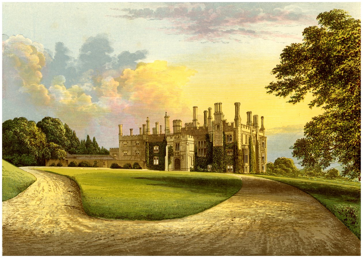 Maison Eggesford, Devon, maison du Comte de Portsmouth, c1880 - Unbekannt