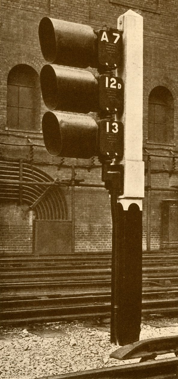 Lampes électriques de signalisation, avec abat-jour pour usage diurne, à la station Baker Street, Metropolitan Railway, 193 - Unbekannt