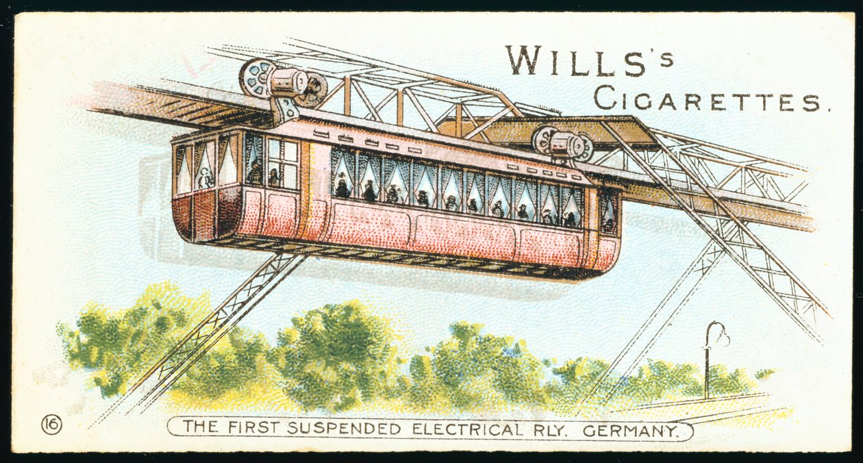 Monorail électrique suspendu à Barmen-Elberfeld maintenant Wuppertal, Allemagne - Unbekannt