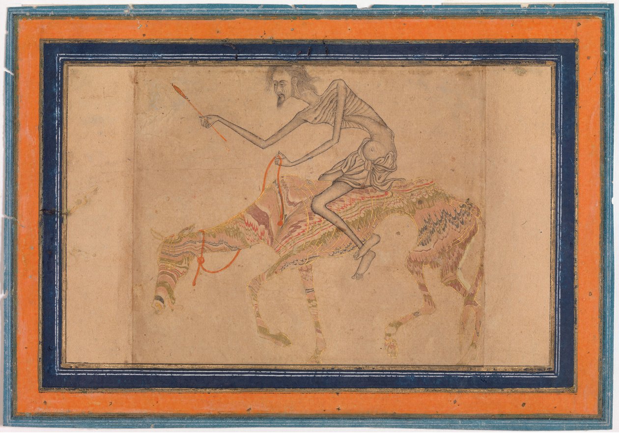 Cheval émacié et cavalier, vers 1625 - Unbekannt
