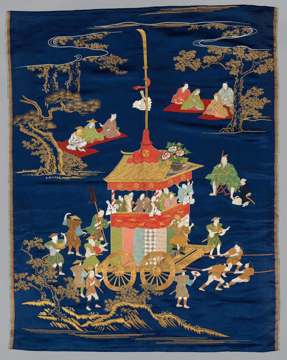 Fukusa brodé, fin des années 1800-début des années 1900 - Unbekannt