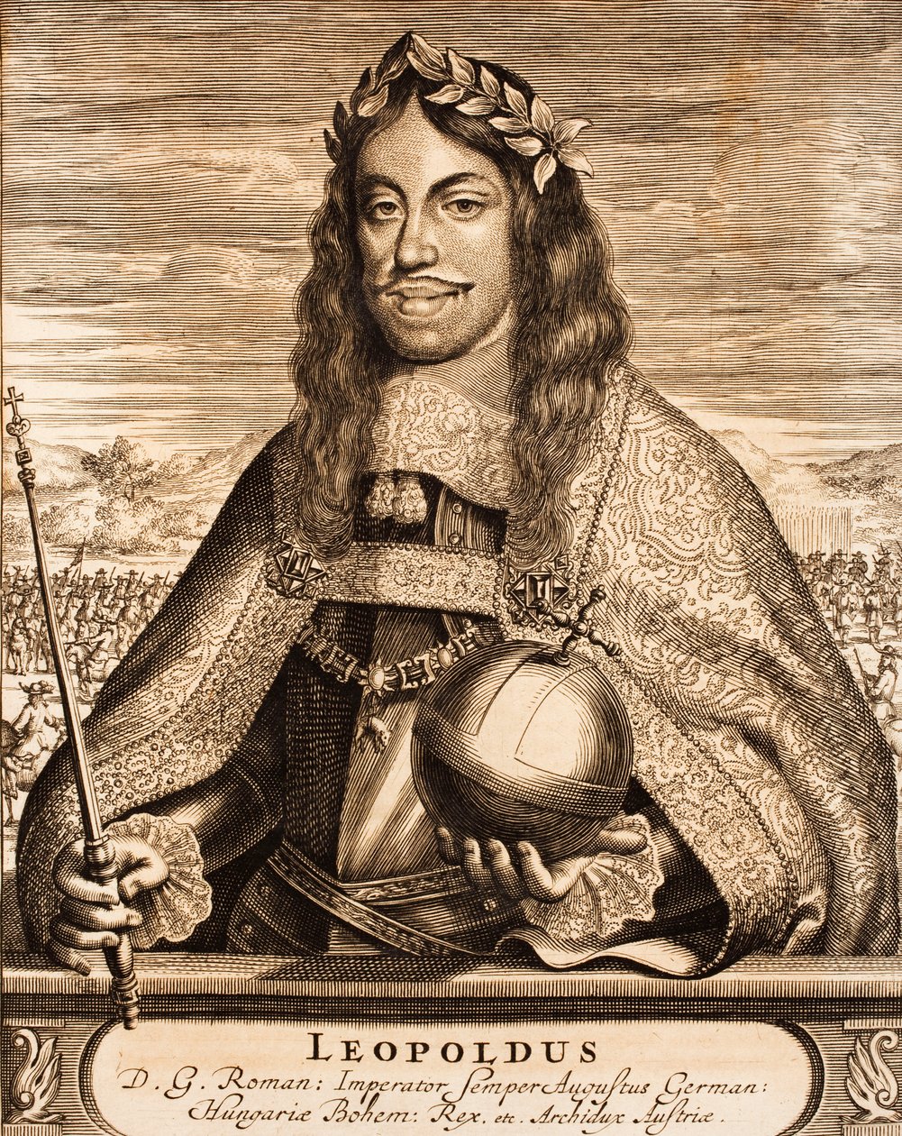 Empereur Léopold I 1640-1705 De : Schauplatz des Krieges, 1675 - Unbekannt