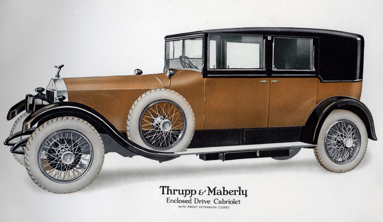 Cabriolet Rolls-Royce à conduite fermée, vers 1910-1929 - Unbekannt