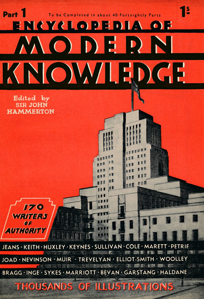 Encyclopédie de la connaissance moderne Partie 1 publicité, 1935 - Unbekannt