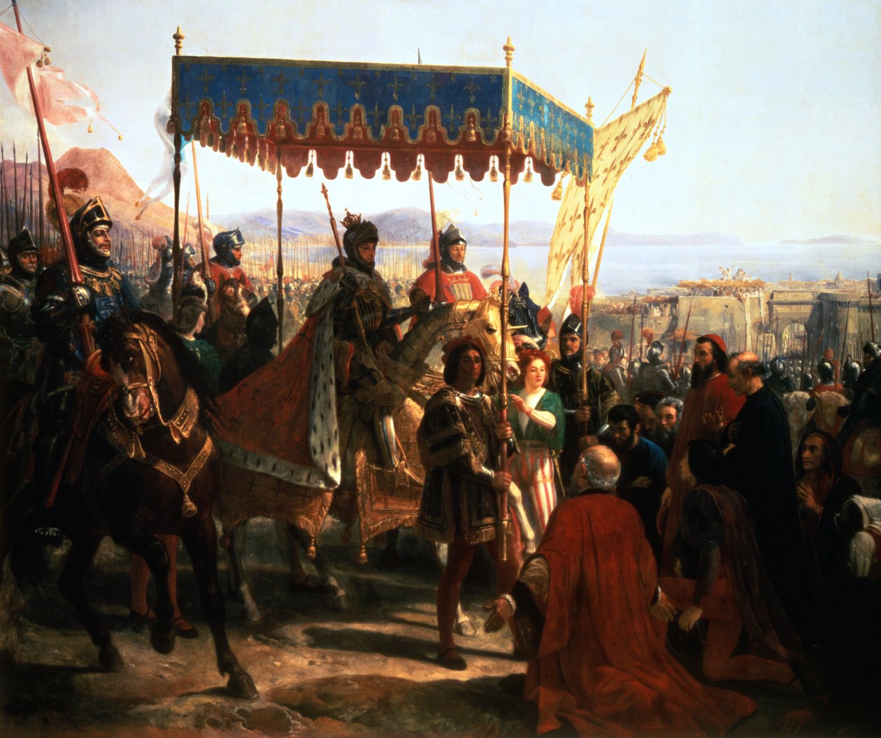 Entrée de Charles VIII à Naples, 12 mai 1495, 19e siècle - Unbekannt