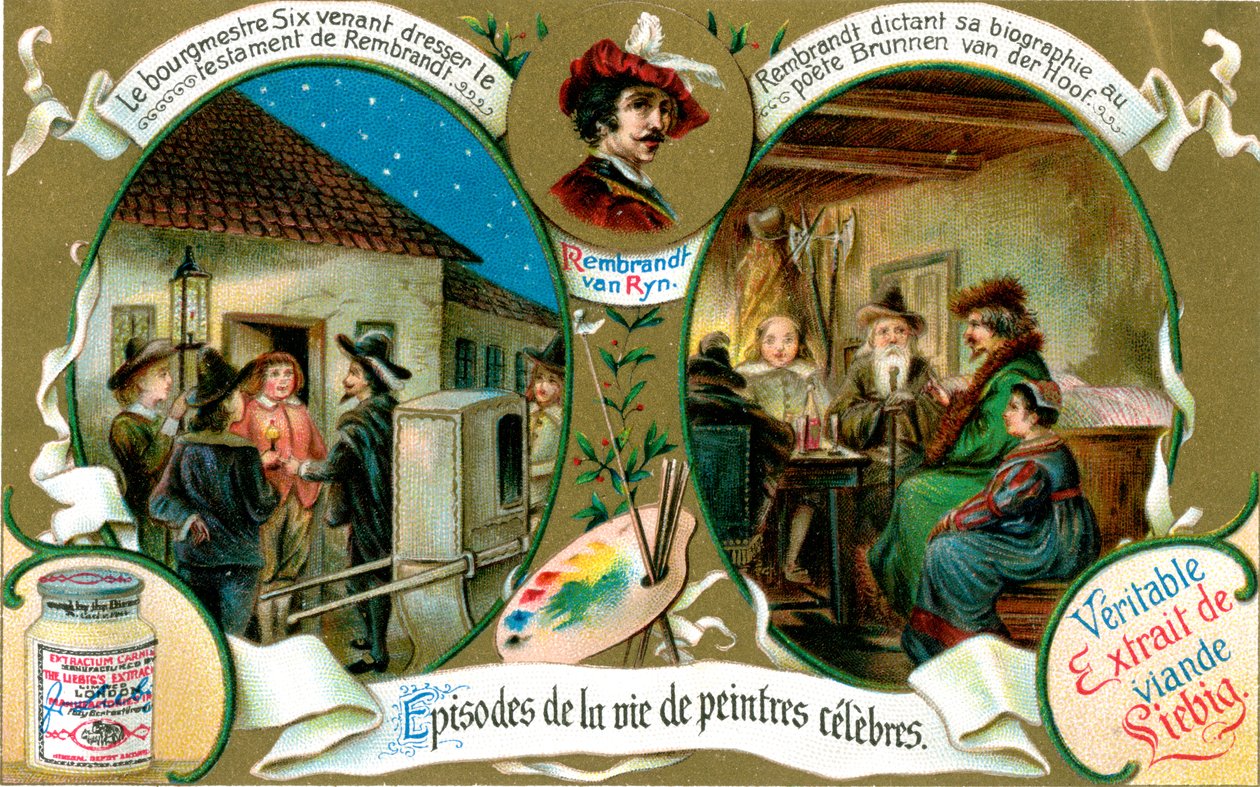 Épisodes de la vie de peintres célèbres : Rembrandt, vers 1900 - Unbekannt