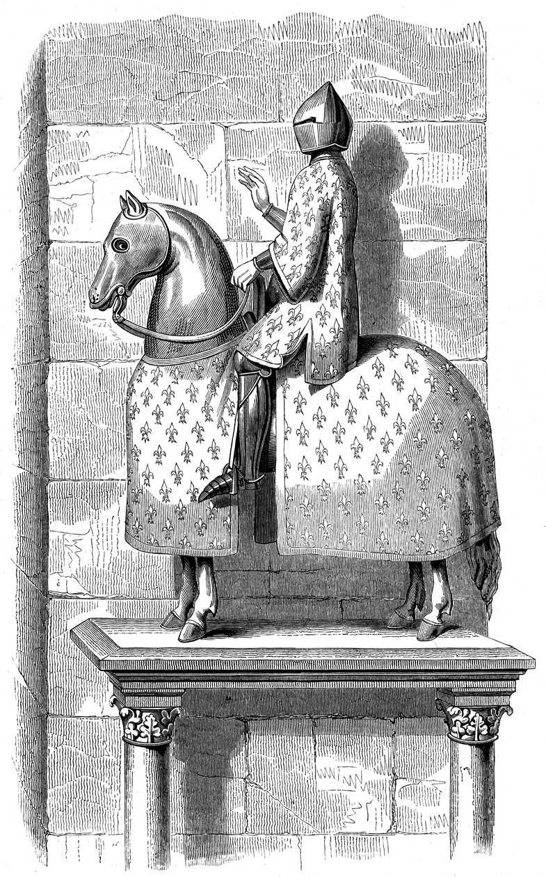 Statue équestre du roi Philippe le Bel, 1575 1849 - Unbekannt