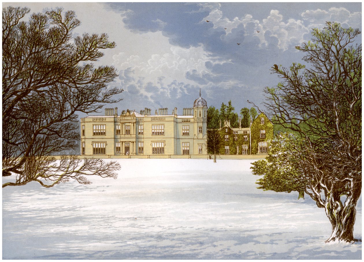 Eshton Hall, Yorkshire, maison du baronnet Wilson, vers 1880 - Unbekannt