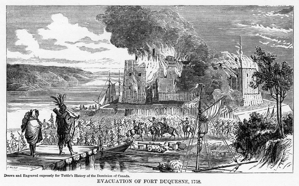 Évacuation du Fort Duquesne, 1758, 1877 - Unbekannt