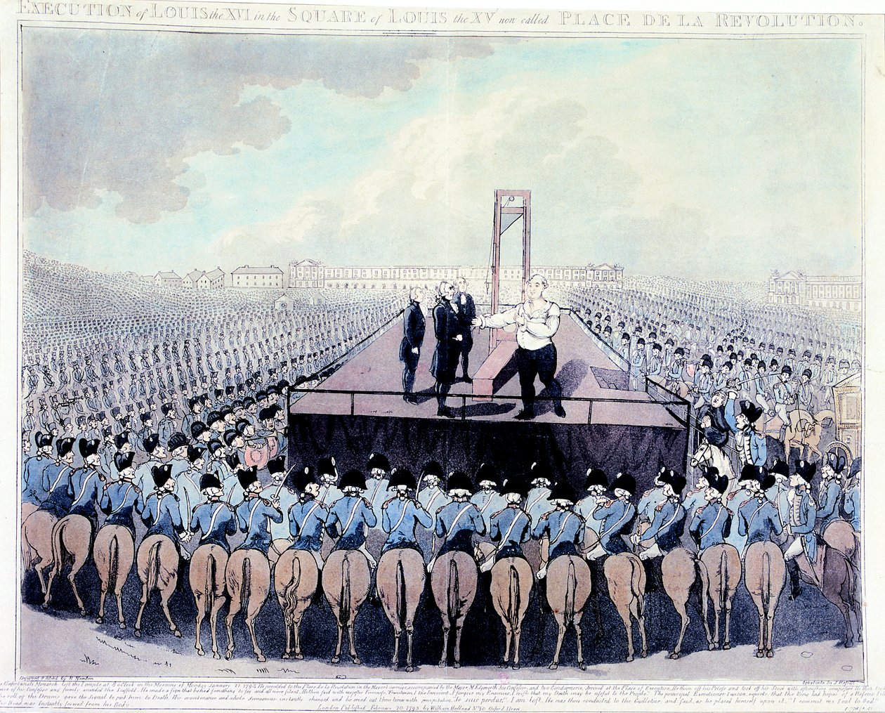 Exécution de Louis XVI, 1793 - Unbekannt