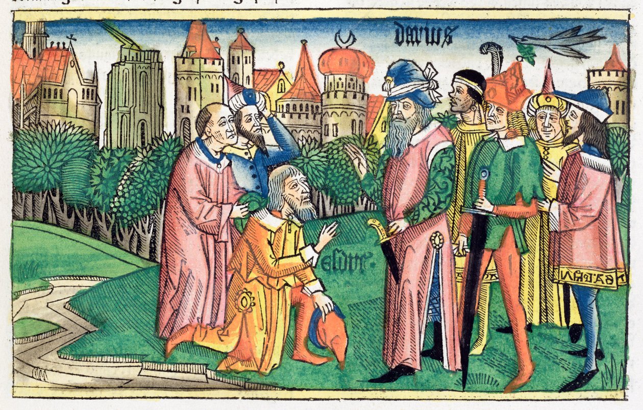 Esdras 6:16: le temple de Jérusalem est dédié par le roi Darius - Unbekannt