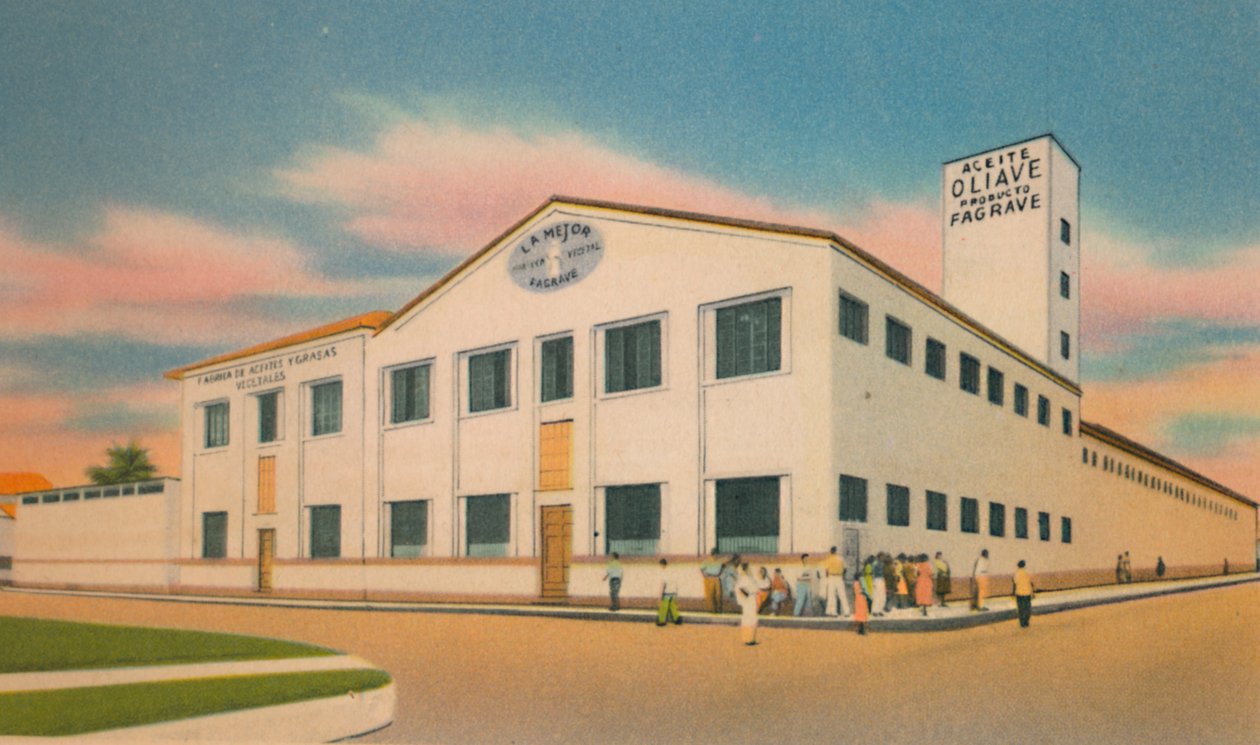 Usine de graisses et huiles végétales Fagrave, Barranquilla, années 1940 - Unbekannt