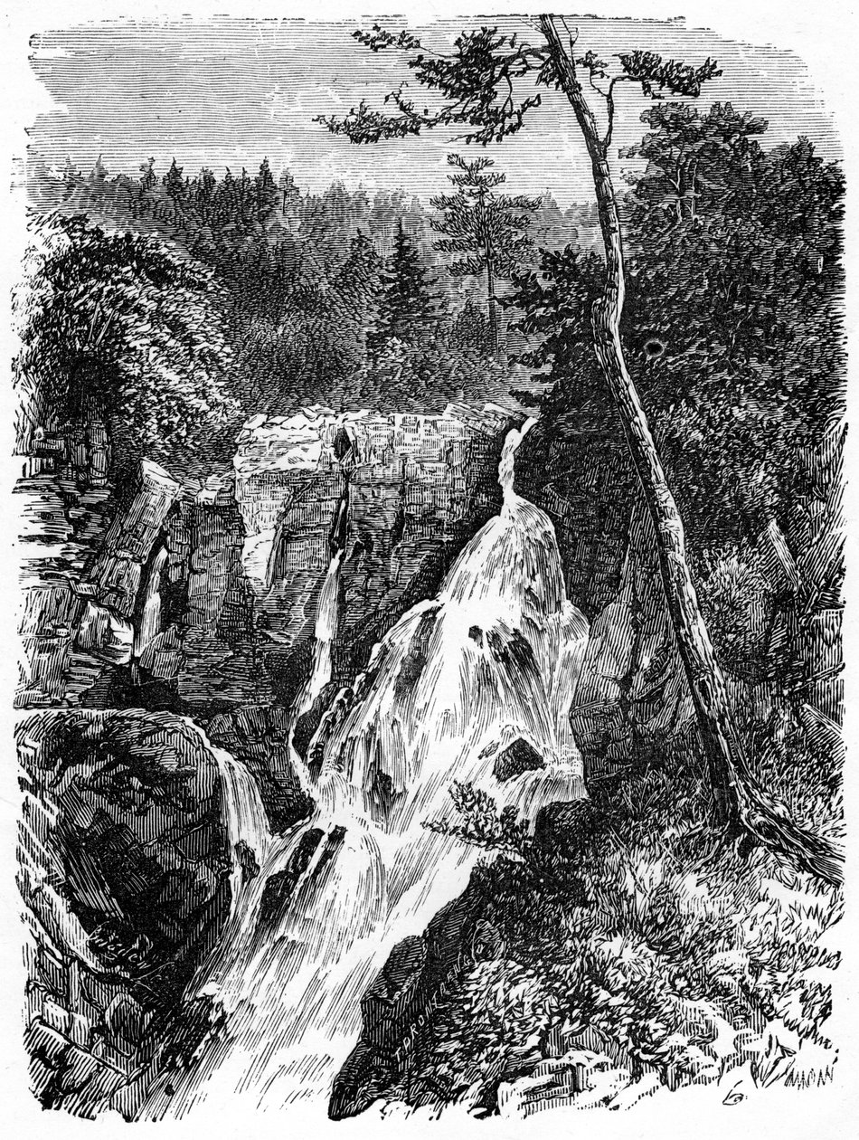 Chutes de Sainte Anne, en dessous de Québec, XIXe siècle - Unbekannt