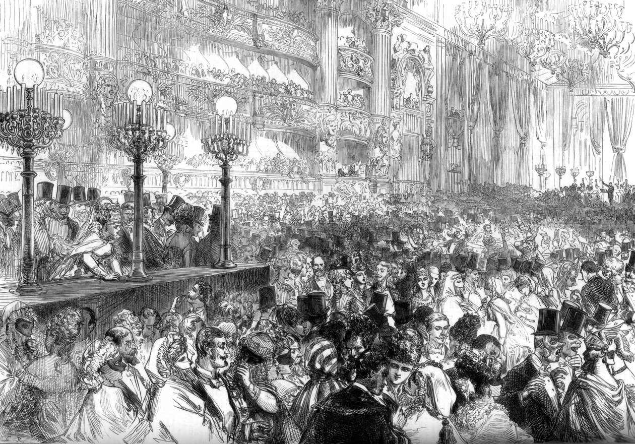 Bal costumé à la nouvelle Grand Opéra, Paris, au profit des pauvres, 1875 - Unbekannt