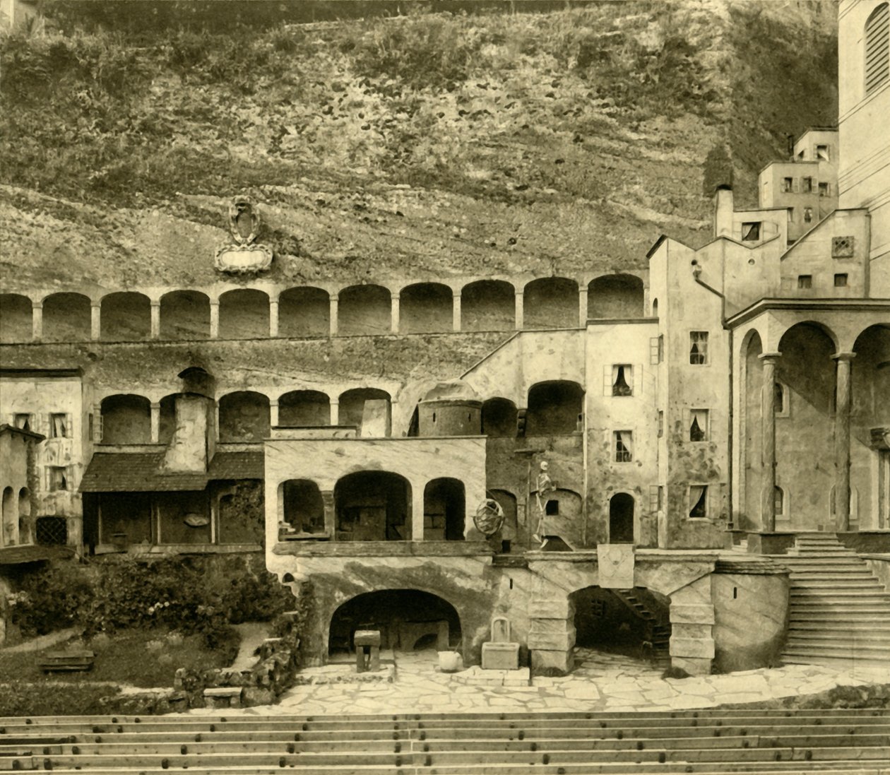Ville de Faust dans la Felsenreitschule, Salzbourg, Autriche, vers 1935 - Unbekannt