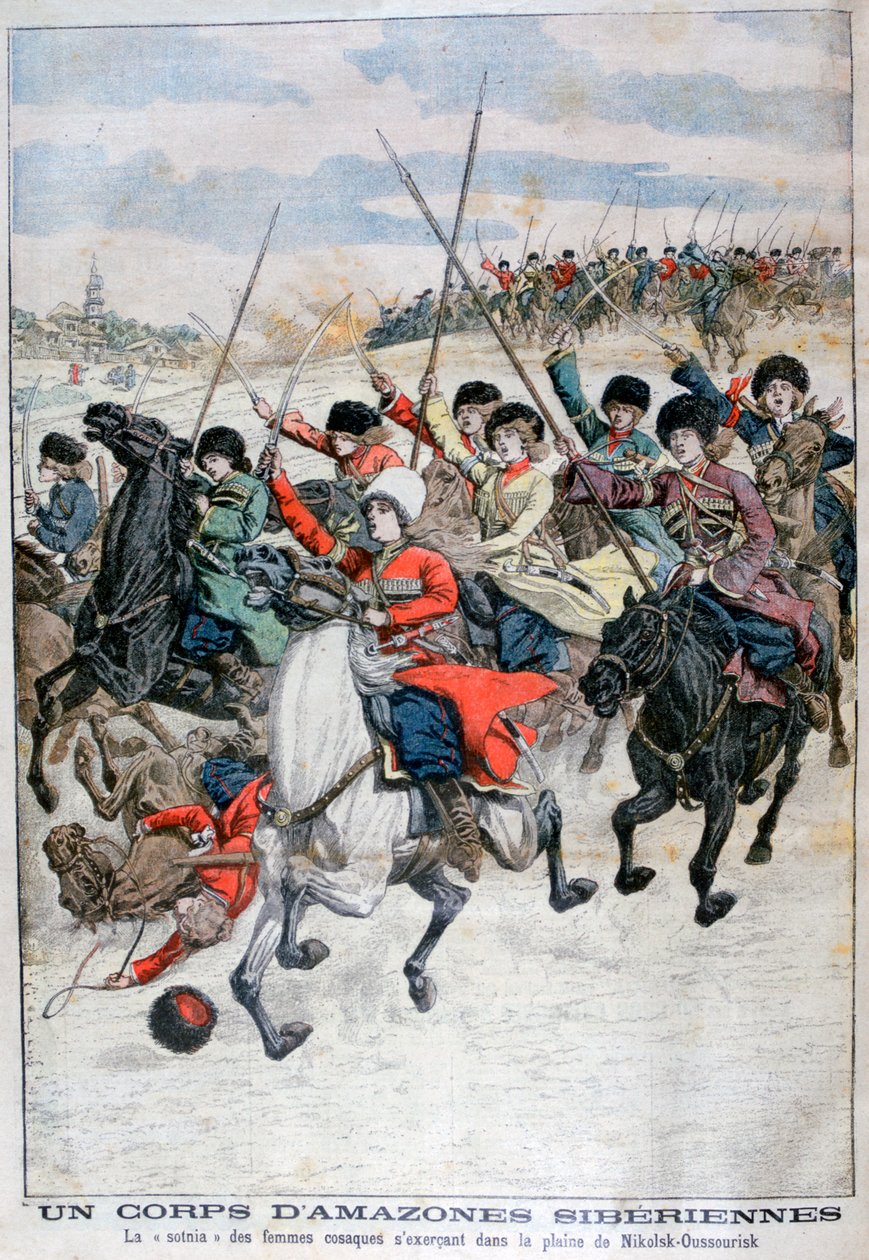 Corps de cavalerie féminine cosaque sibérienne, Guerre russo-japonaise, 1904 - Unbekannt