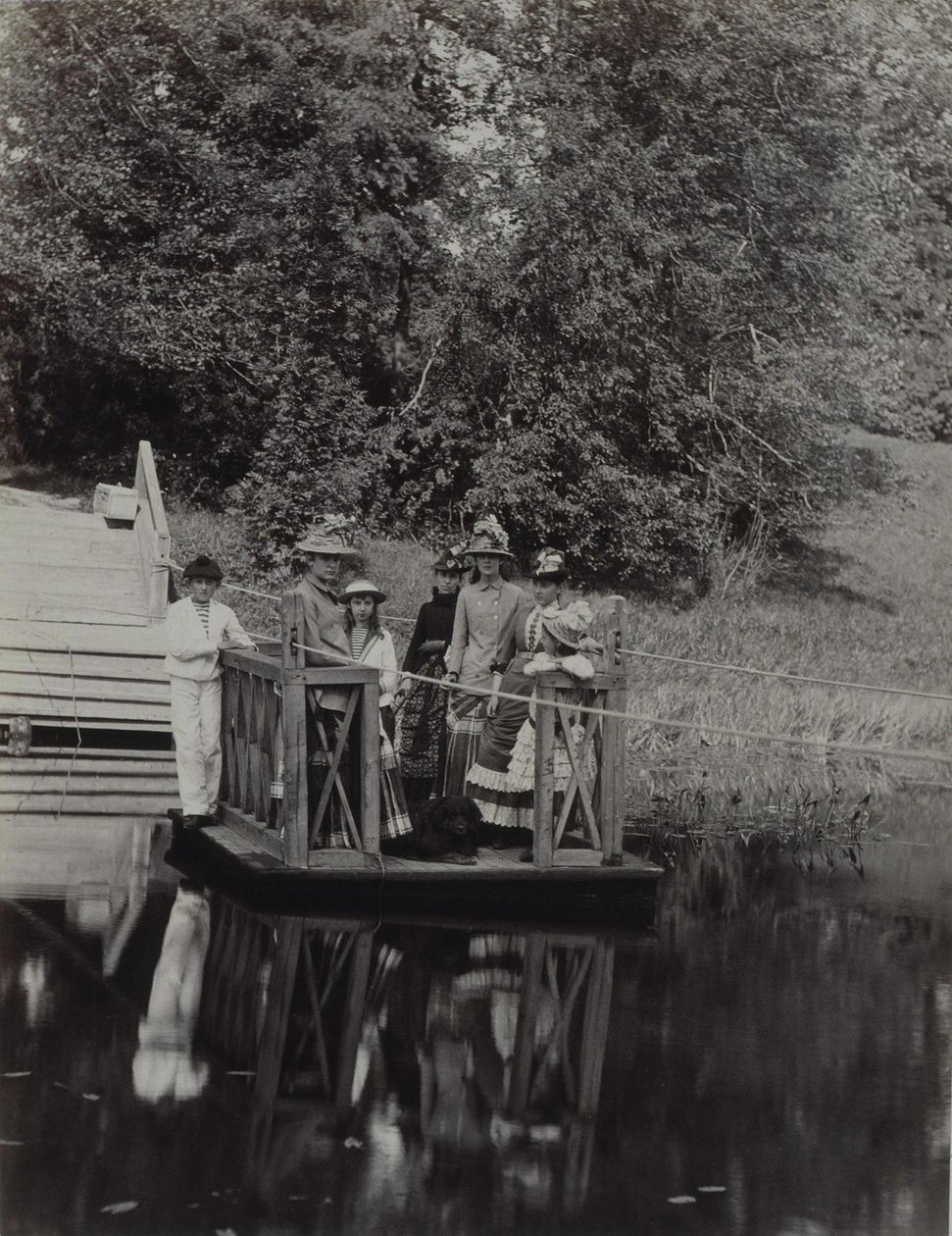 Ferry à la datcha de Pyotr Durnovo à Saint-Pétersbourg, années 1880 - Unbekannt