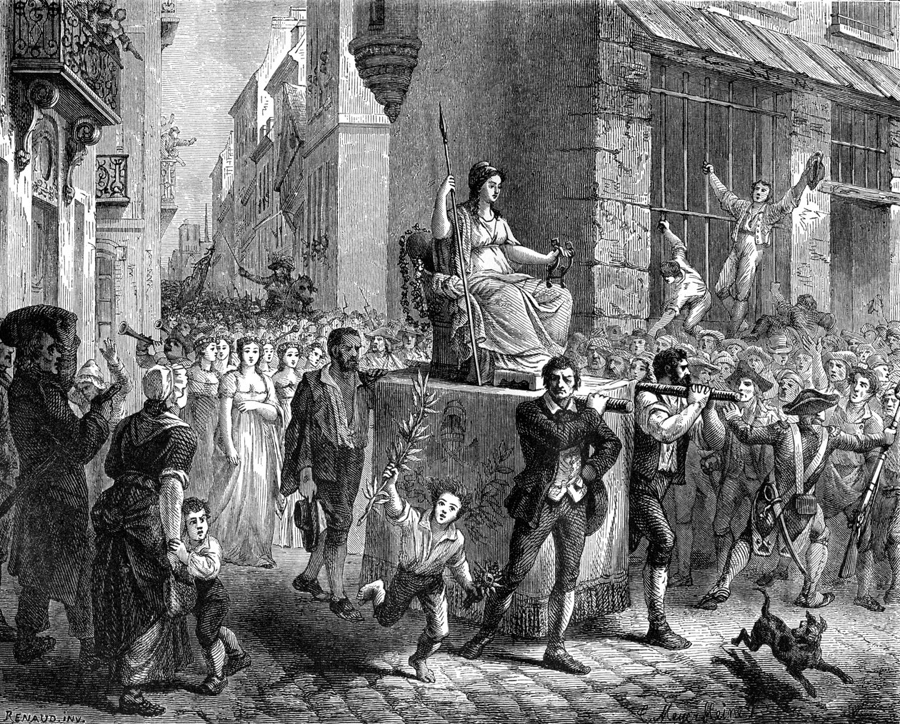 Fête de la Raison, Paris, 1793 1882-1884 - Unbekannt