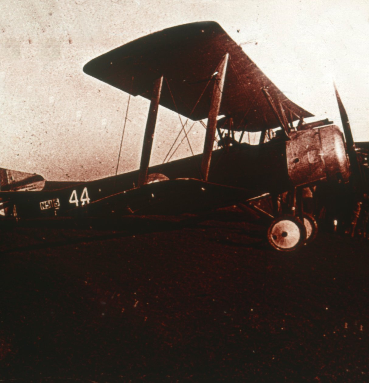 Avion de chasse au décollage, vers 1914-1918 - Unbekannt