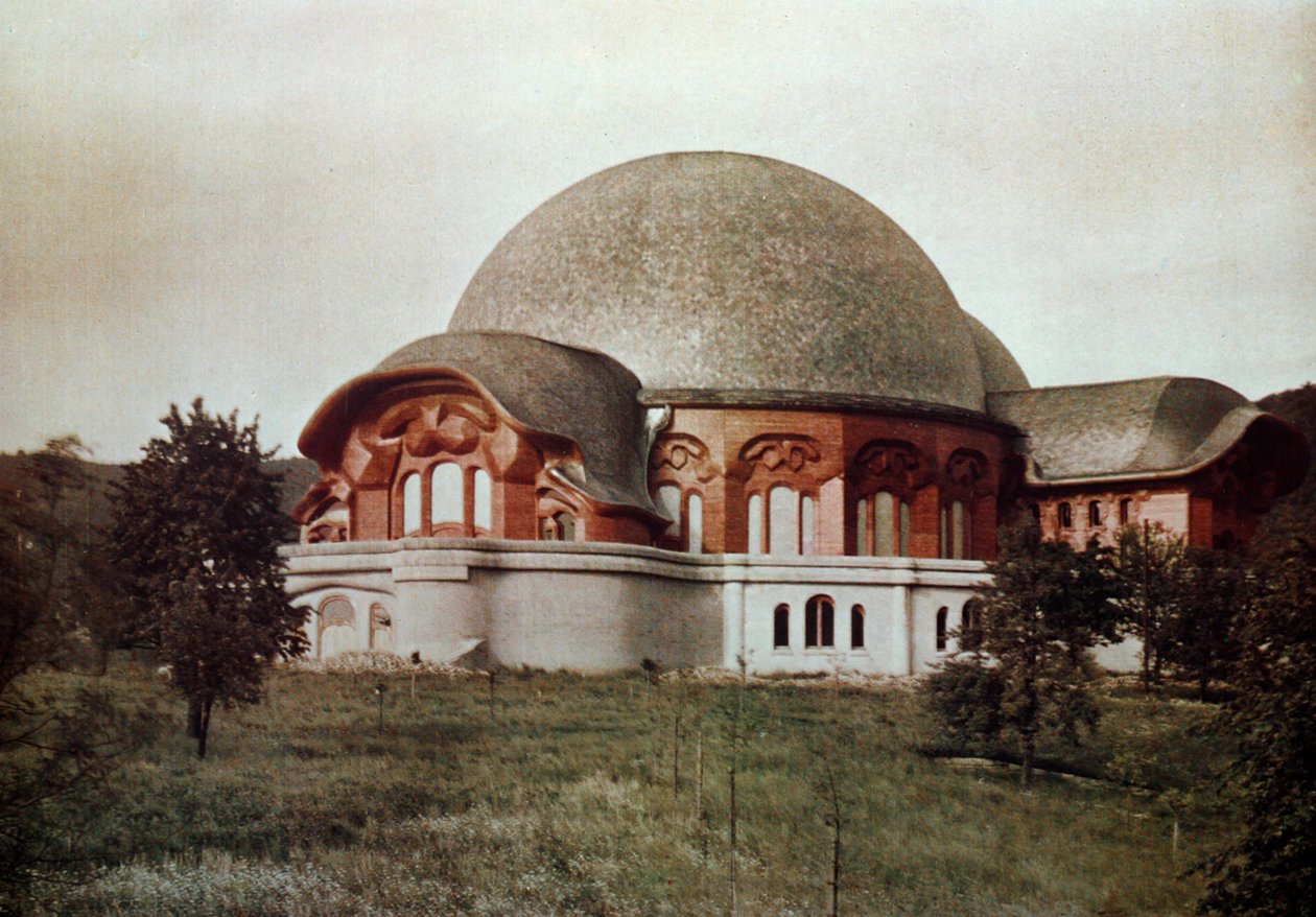 Premier Goetheanum, vue sud de face, Dornach, Suisse, 1922 - Unbekannt