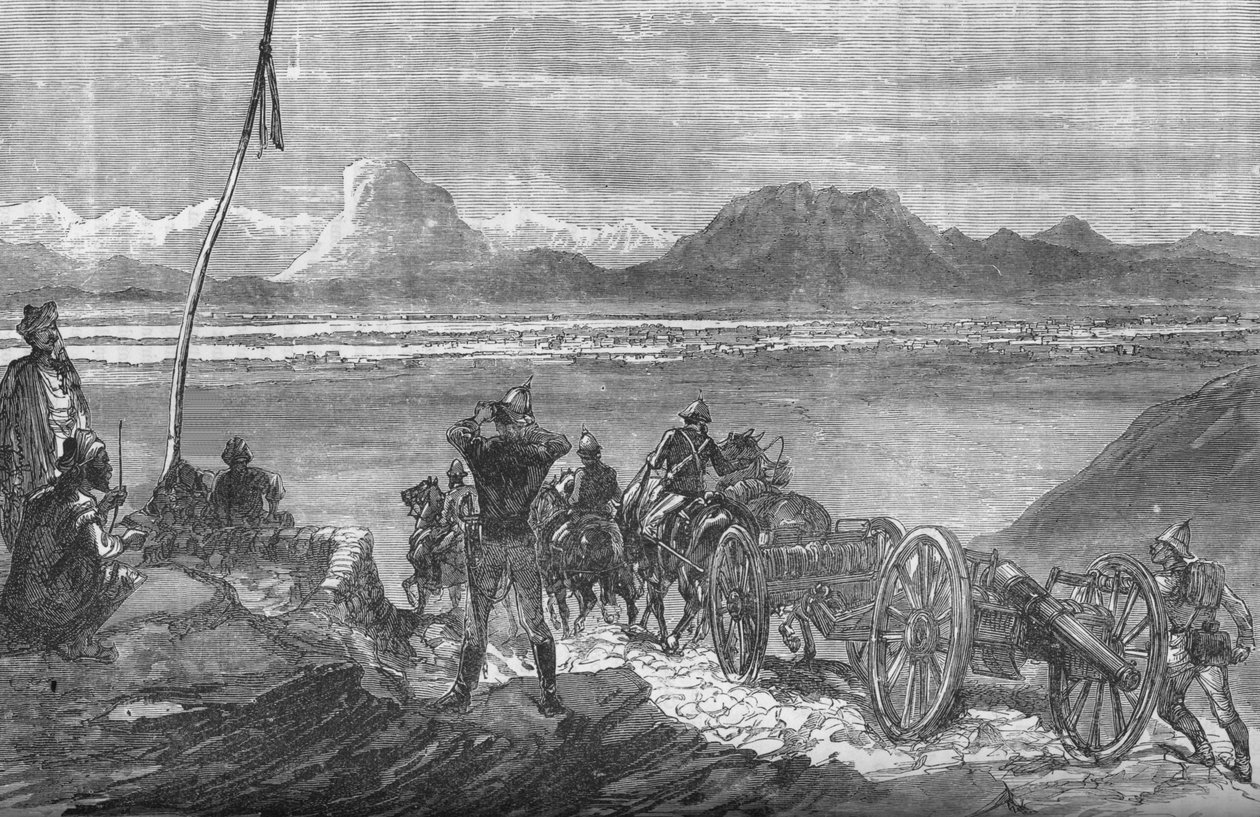 Première vue de Kandahar, vers 1880 - Unbekannt