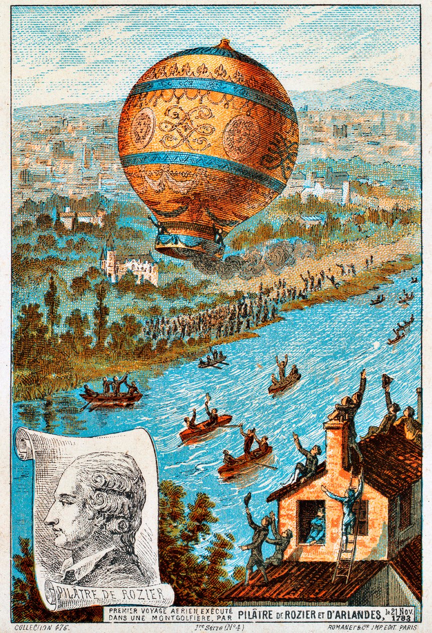 Premier voyage aérien de Pilâtre de Rozier et d