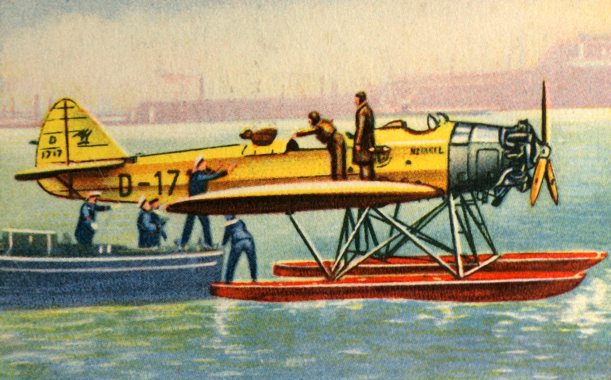 Première livraison par catapulte, 1929, 1932 - Unbekannt