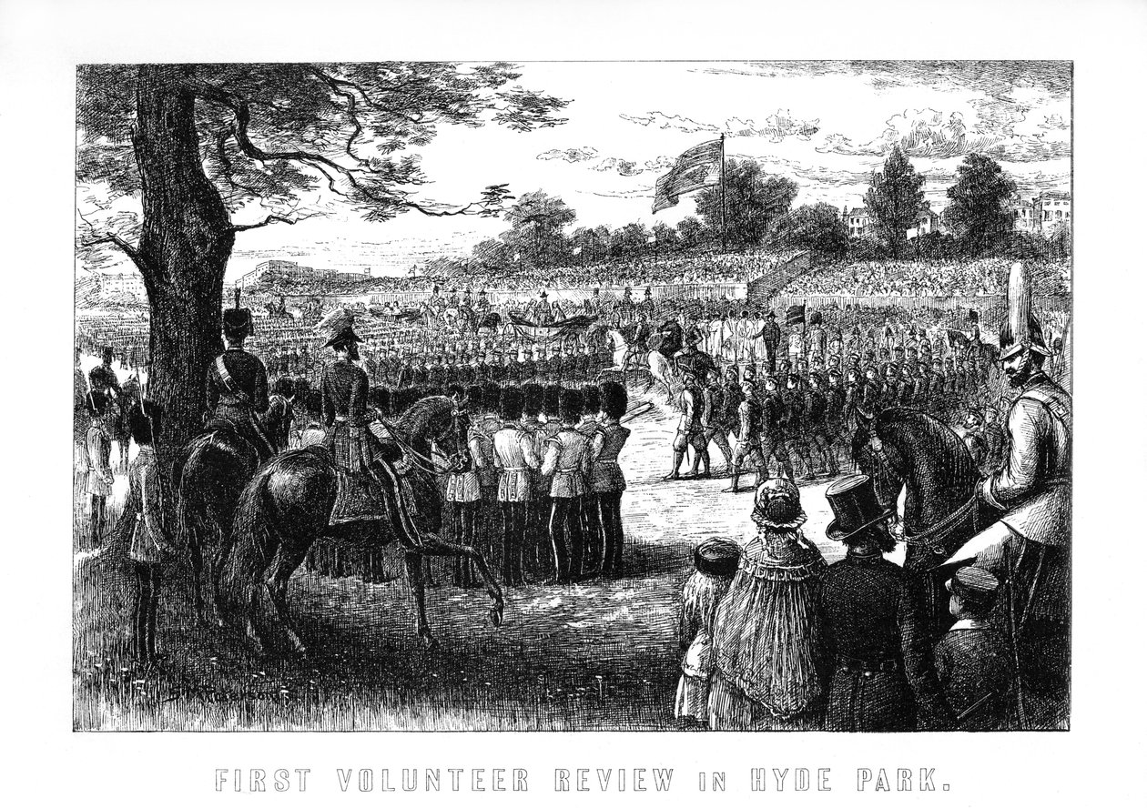 Première revue des volontaires à Hyde Park, Londres, 1899 - Unbekannt
