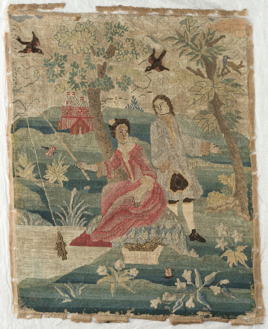 Dame de pêche, 1700s - Unbekannt