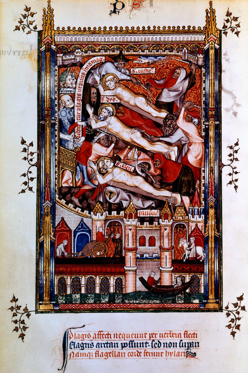 Flagellation de Saint Denis, Saint Rustique et Saint Éleuthère, 1317 - Unbekannt