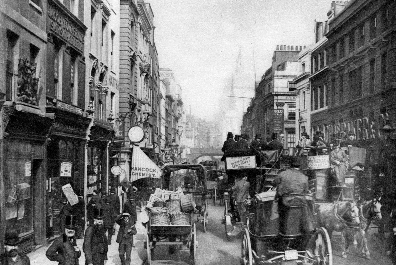 Fleet Street vue depuis l