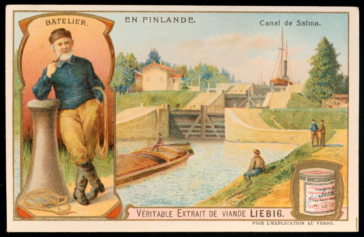 Écluses sur le canal de Saima, Finlande, vers 1900 - Unbekannt