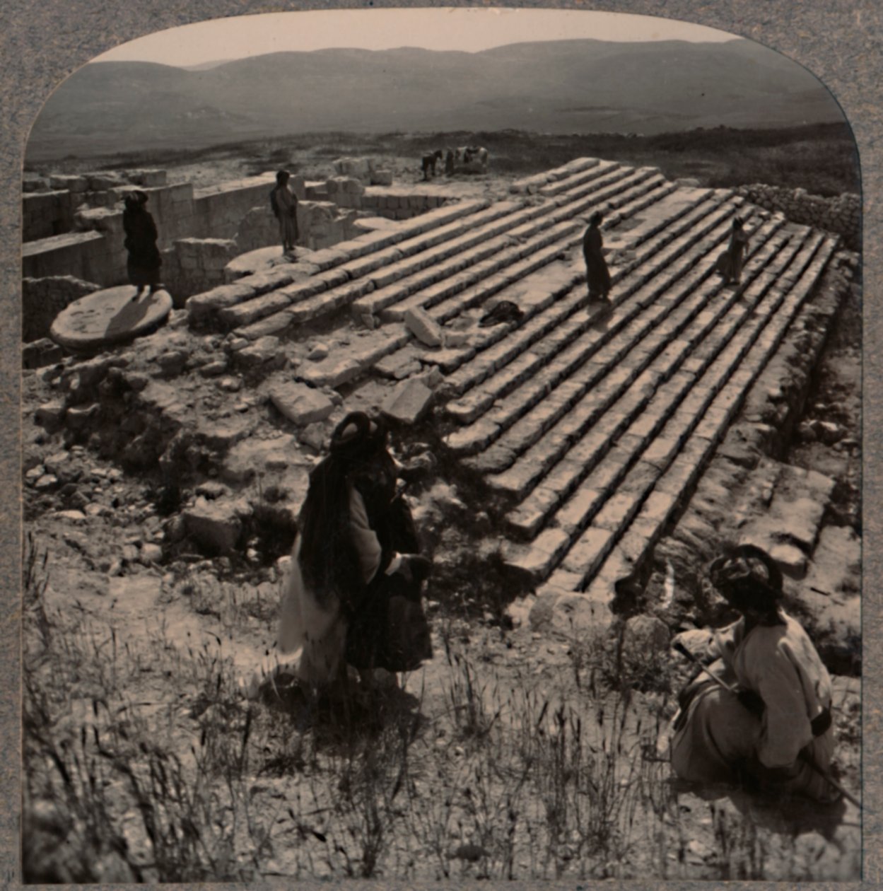 Volée de marches, Samarie, vers 1900 - Unbekannt