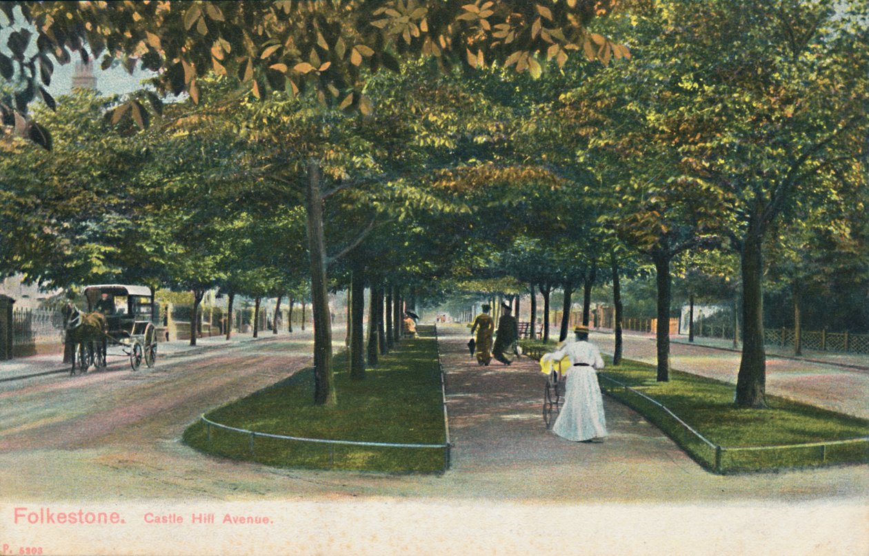 Folkestone. Castle Hill Avenue, fin du XIXe-début du XXe siècle - Unbekannt