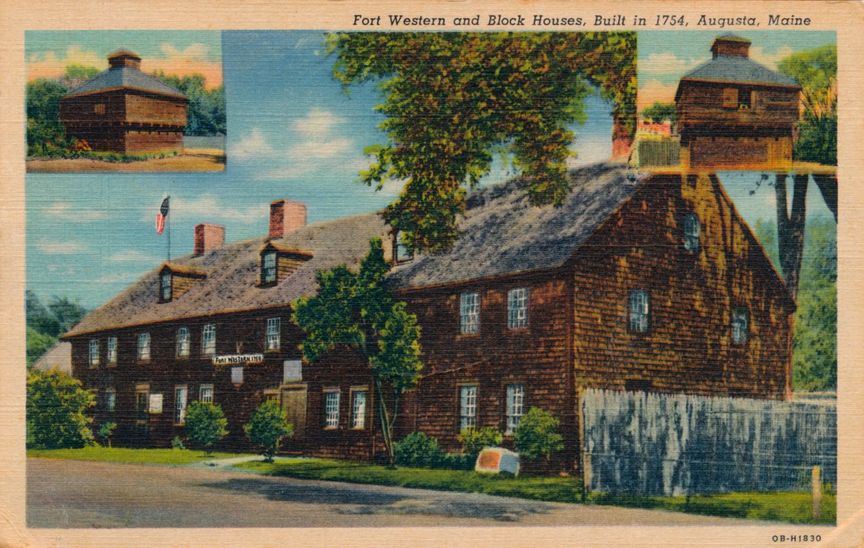 Fort Western et Block Houses, Augusta, Maine - Unbekannt
