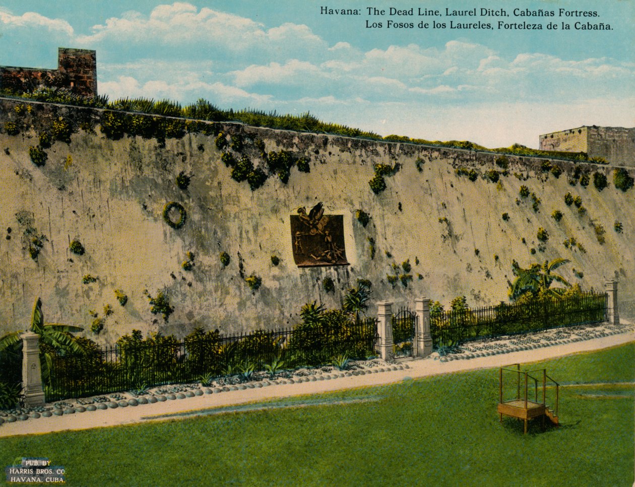 Foso de los Laureles et la forteresse de La Cabaña, La Havane, Cuba, vers 1920 - Unbekannt