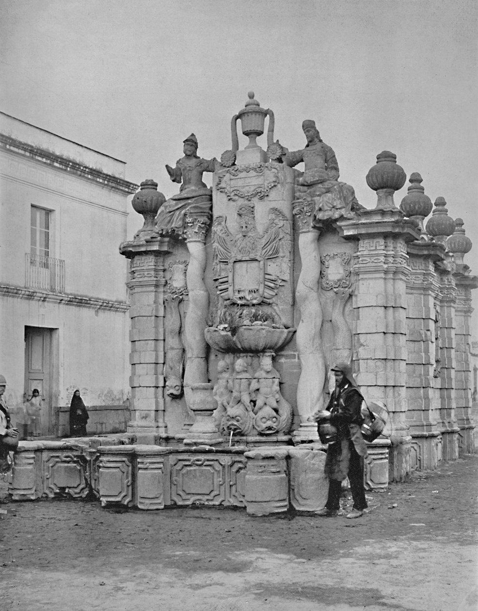 Fontaine des eaux tombantes, Ville de Mexico, c1897 - Unbekannt