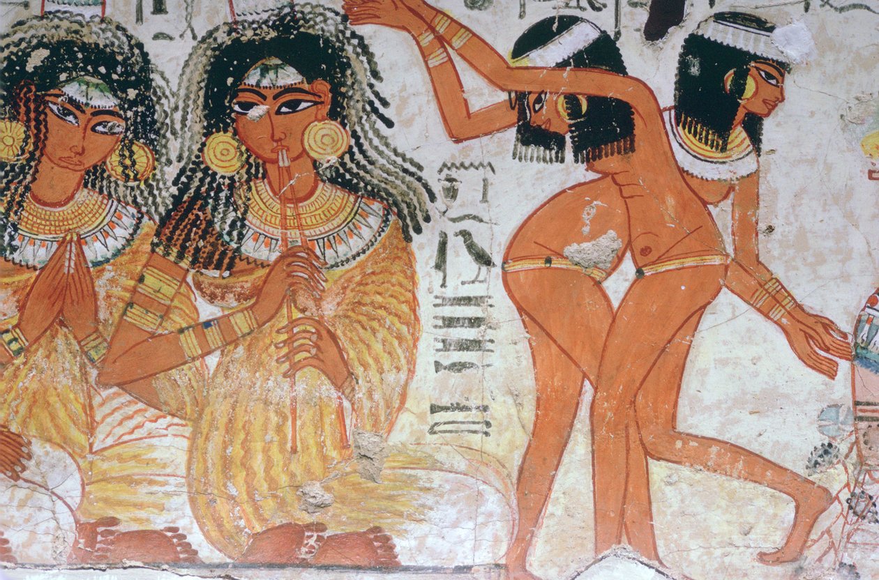 Fragment de peinture murale de la tombe de Nebamun, Thèbes, Égypte, 18ème dynastie, vers 1350 av. J.-C. - Unbekannt
