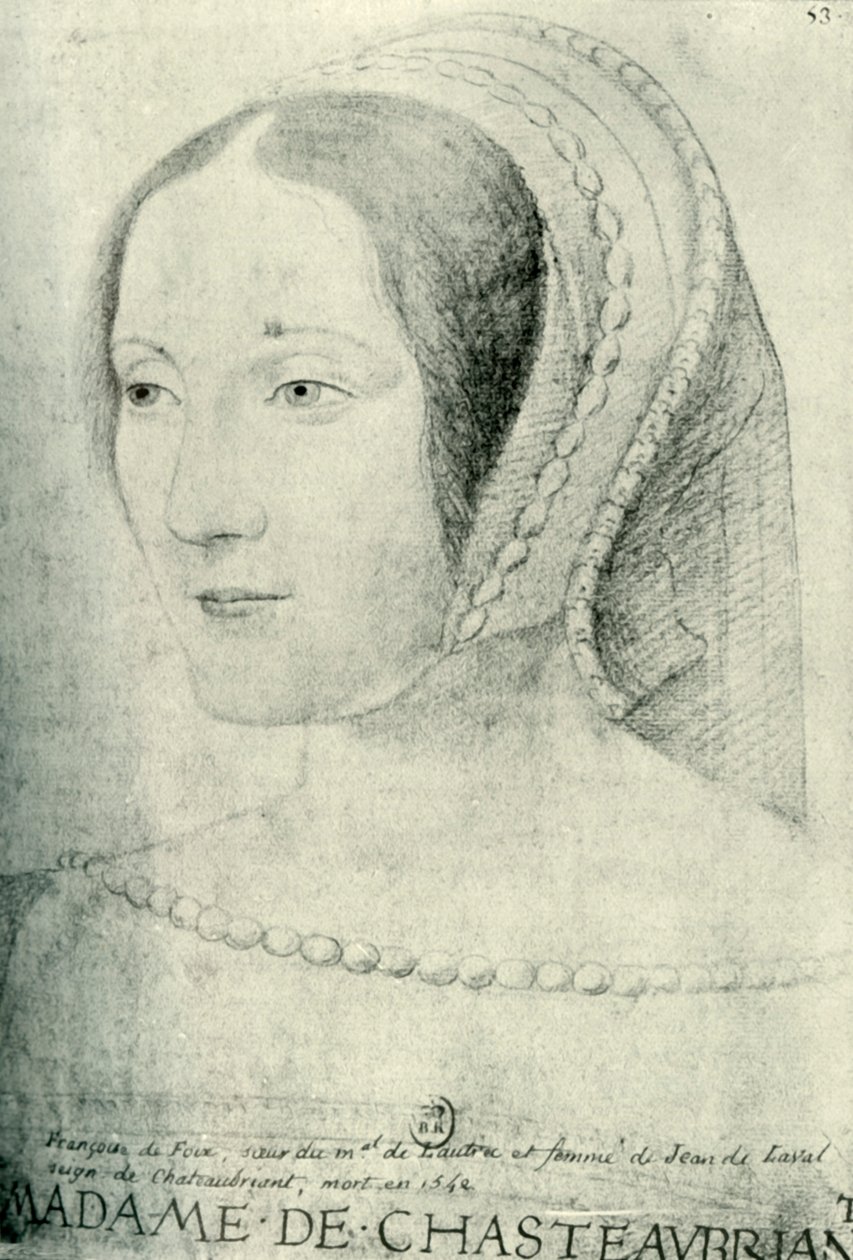 Françoise de Foix, comtesse de Châteaubriant, début XVIe siècle, 1907 - Unbekannt