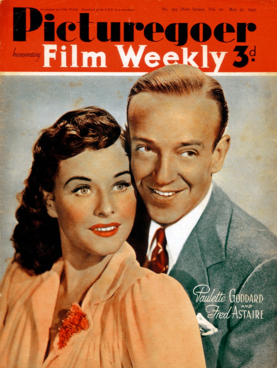 Fred Astaire 1899-1987 et Paulette Goddard 1910-1990, acteurs, 1941 - Unbekannt
