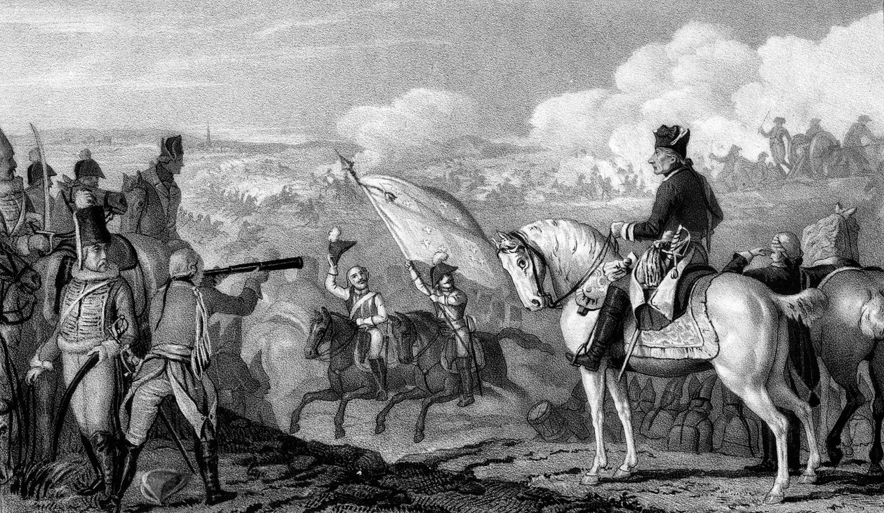 Frédéric II, Le Grand 1712-1786, Roi de Prusse à partir de 1740, à la bataille de Rossbach, 1757 - Unbekannt