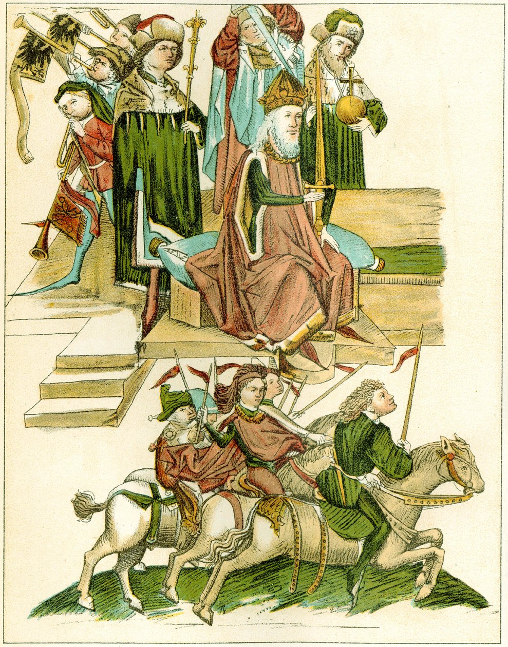 Frédéric Ier reçoit Brandebourg Copie d