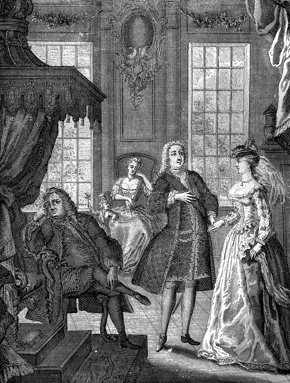 Frédéric prince de Galles et la princesse Augusta de Saxe-Gotha, 1736 - Unbekannt