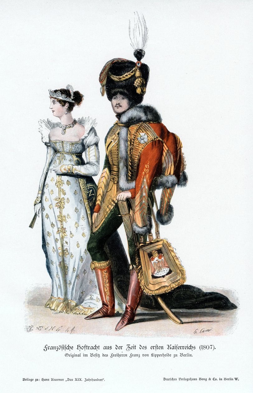 Robe de cour française de l