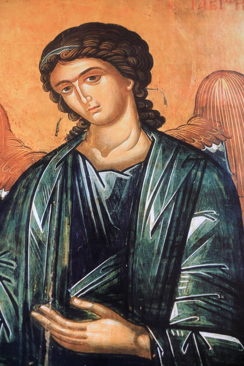 Fresque au monastère Aghios Andreas sur le mont Athos, Grèce - Unbekannt