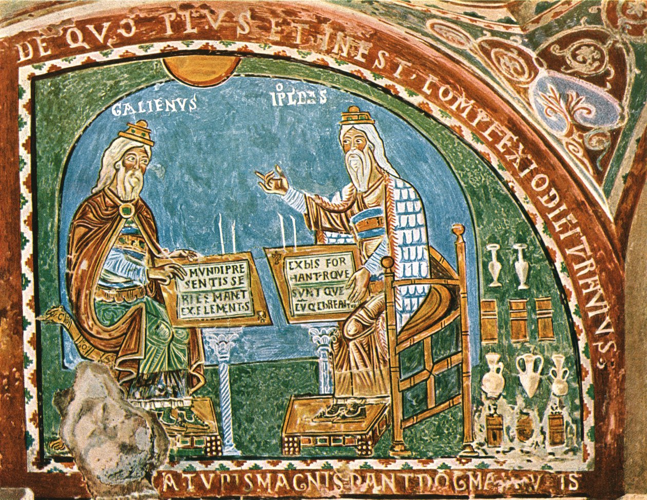 Fresque dans la crypte de la cathédrale, Anagni, Italie, 1928 - Unbekannt