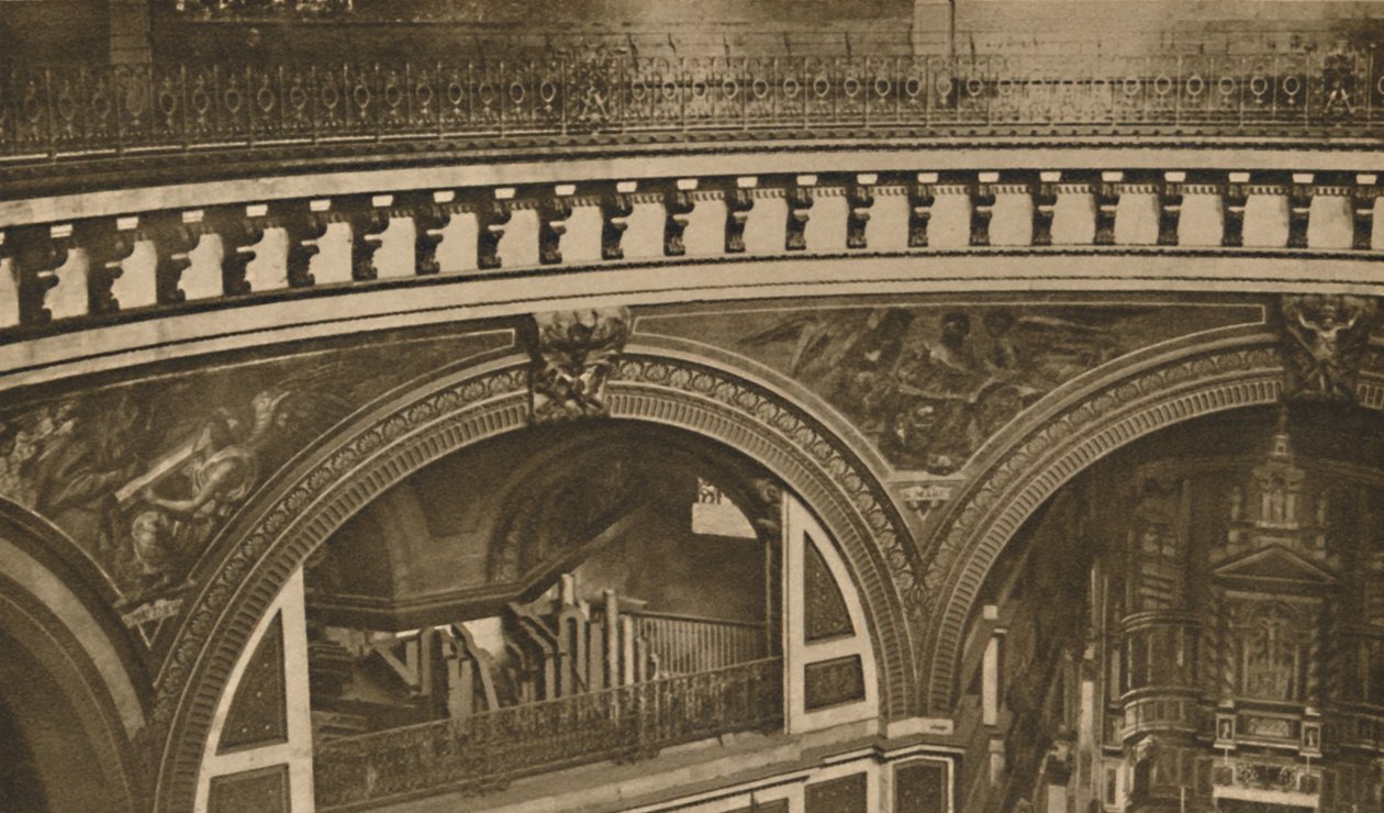 De la couronne à la base de la vaste cathédrale de Londres : La galerie des murmures, vers 1935 - Unbekannt